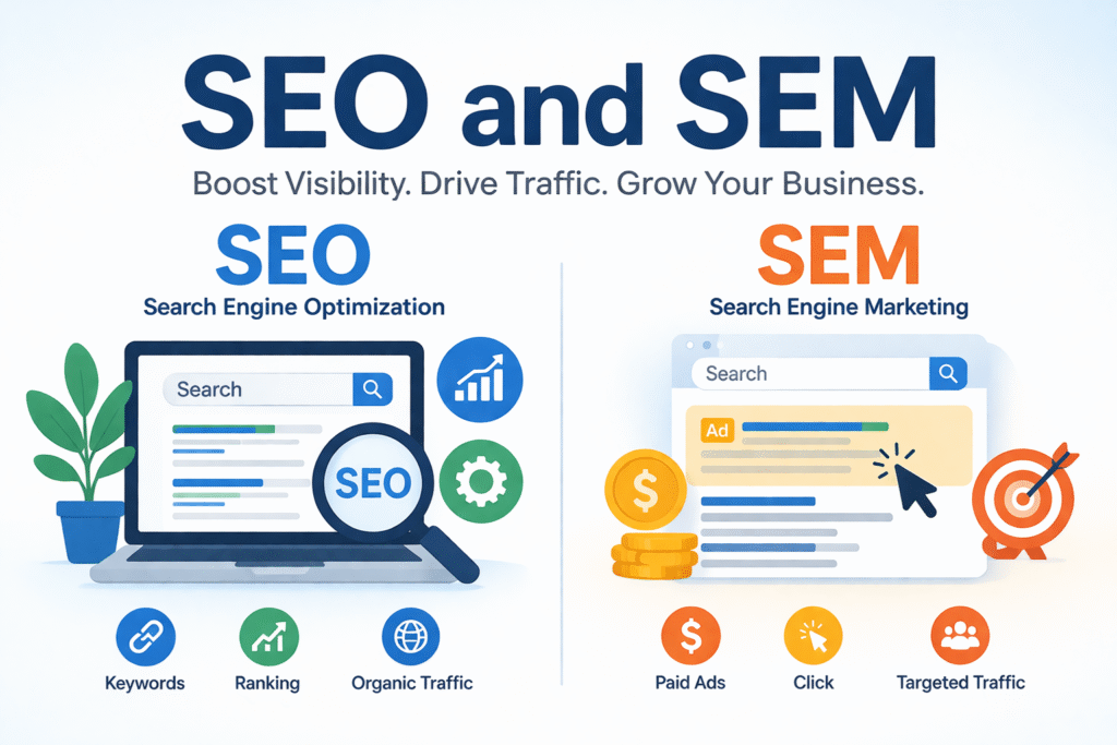 SEO and SEM A Complete Guide to Search Engine Marketing